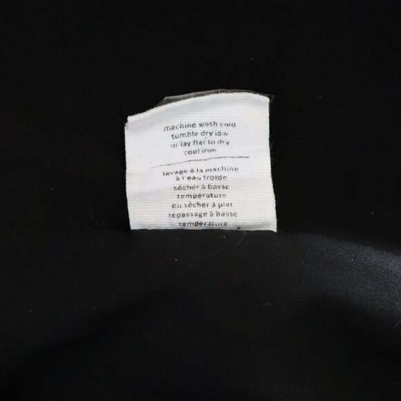 Oak + Fort Women's Black Sz L Relaxed Sleeveless Lined Crewneck Midi Dress - Picture 12 of 12